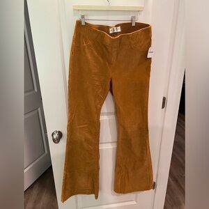 Free people velvet flared pants
